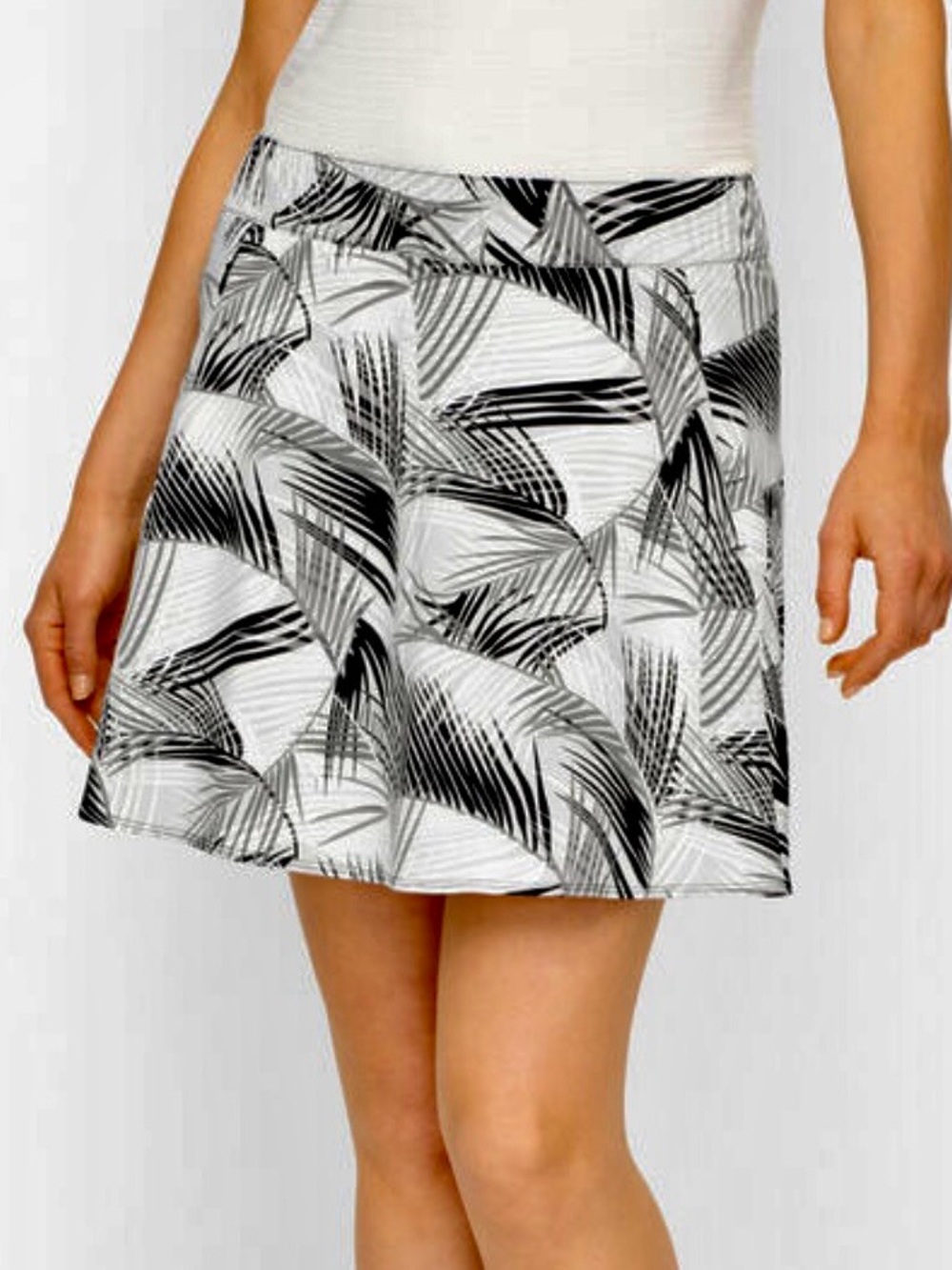 Talbots Everyday Skort Painted Palms